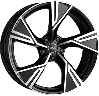 Cerchio dell'automobile - 10,0X22 MAK STARK 5/130 ET38 CH66,45