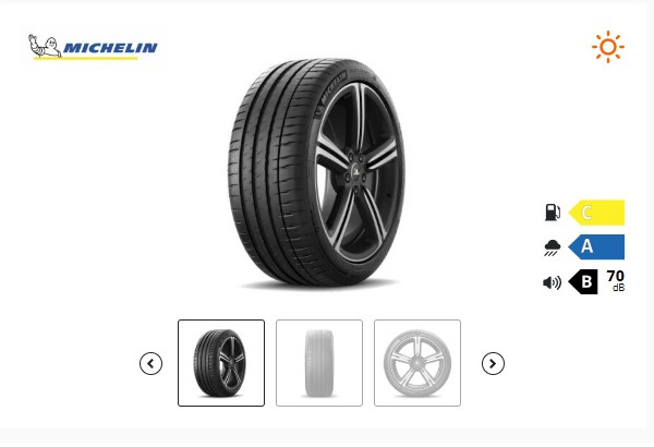 
            205/45R17 Michelin PILOT SPORT 4
    

                        88
        
                    Y
        
    
    Samochód osobowy

