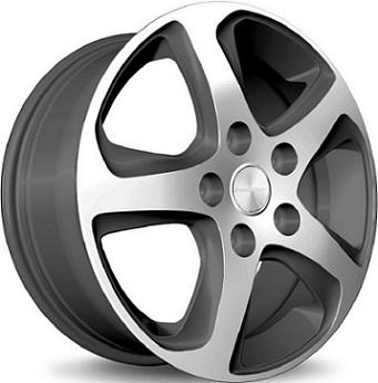 Cerchio dell'automobile - 7,0X17 IRMSCHER WAVE STAR 5/118 ET62 CH71,1