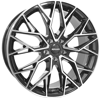 Carro aro - 8,0X19 MONACO WHEELS GP15 5/114,3 ET45 CH73,1