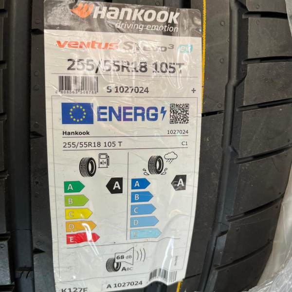 
            255/55R18 Hankook 
    

                        105
        
                    T
        
    
    Passenger car

